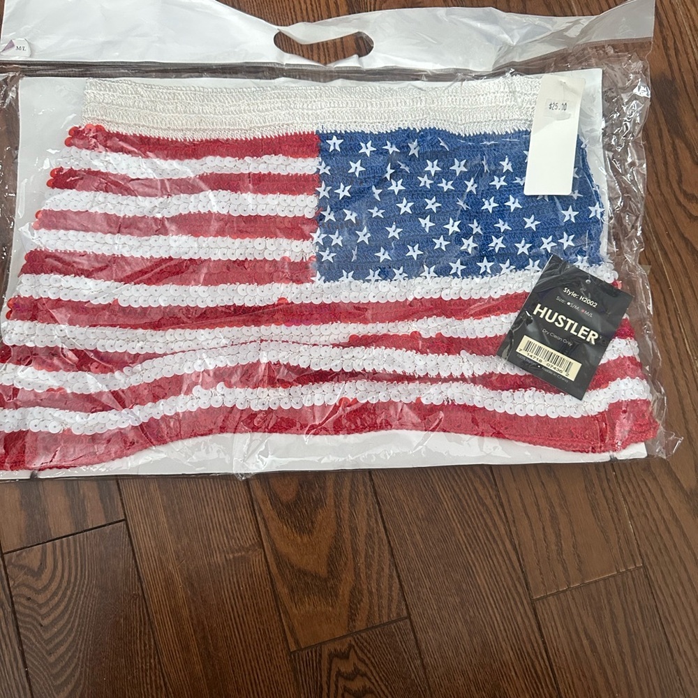 Hustler USA sequins skirt